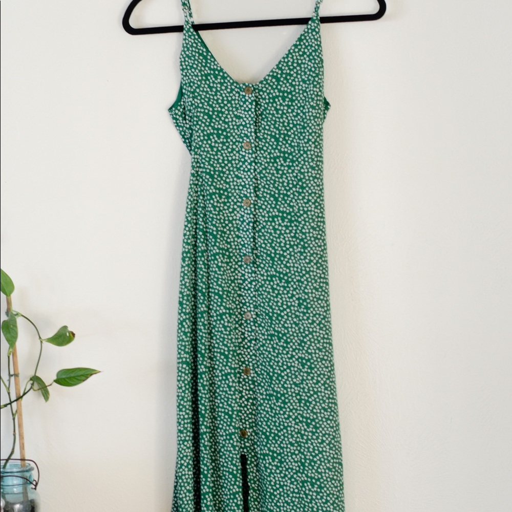 Boutique Sienna Sky Green Midi Dress - Women's Size Small